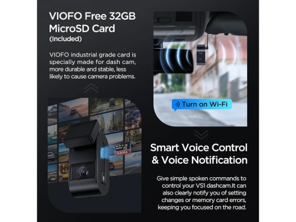 VS1 Mini Dash Camera — Dash Cam, VIOFO