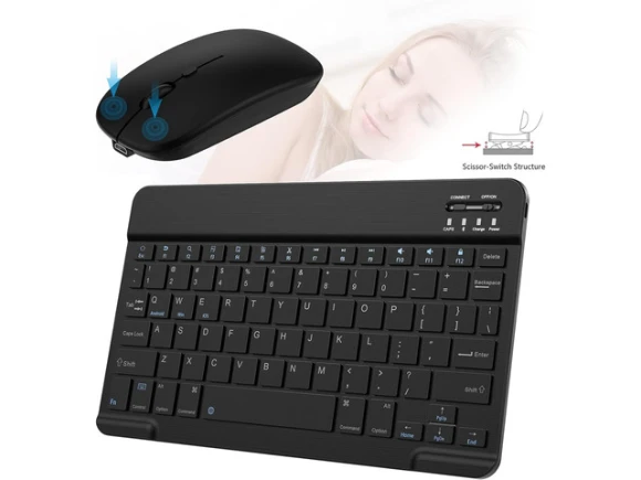 Bluetooth keyboard and mouse combo — Bluetooth Keyboard, Trisvision
