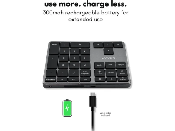 Bluetooth Numeric Keypad — Bluetooth Keyboard, Macally