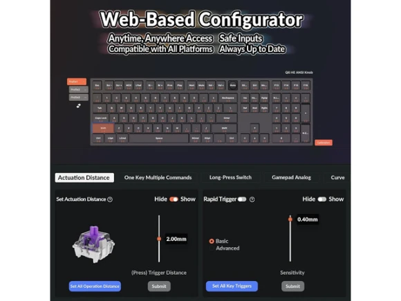 Custom Mechanical Keyboard, Carbon Black — Bluetooth Keyboard, Keychron