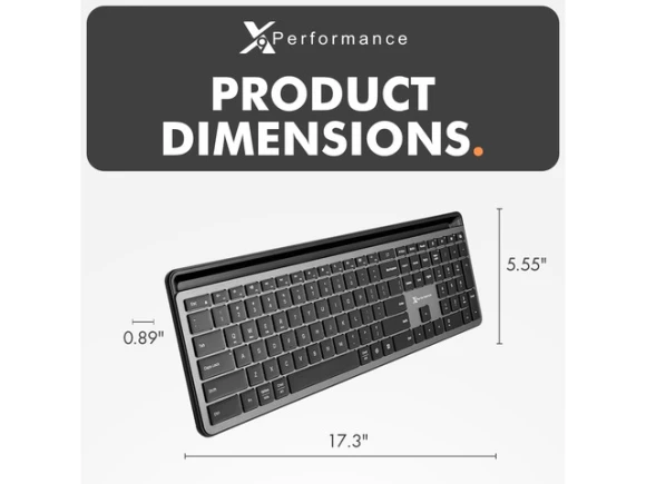 Full-Size Bluetooth Keyboard — Bluetooth Keyboard, SUNIVISION