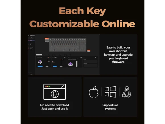 TKL Wireless Mechanical Keyboard — Bluetooth Keyboard, Keychron