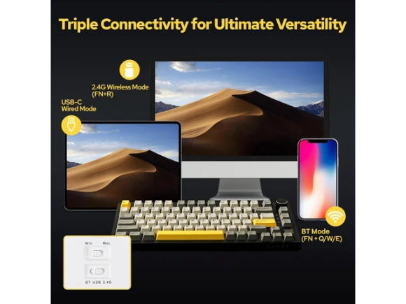 Wireless Mechanical Keyboard — Bluetooth Keyboard, EPOMAKER