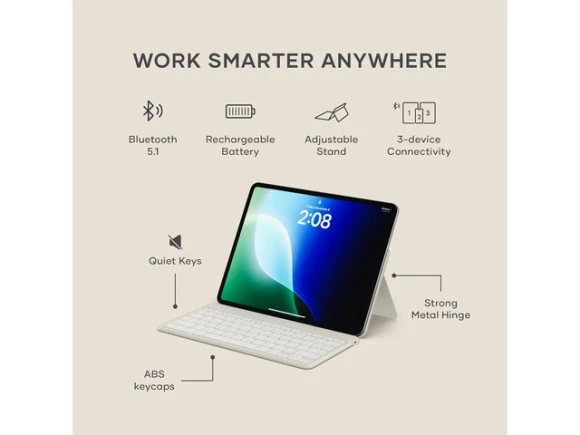 Bluetooth Keyboard, Sand — Bluetooth Keyboard, Satechi