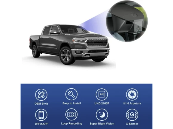 Dash Cam with 64GB Card for RAM 1500 — Dash Cam, Fitcamx
