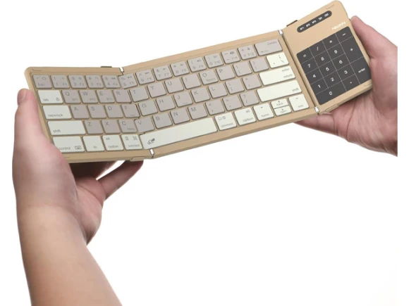 Foldable Bluetooth Keyboard with Touchpad and Numeric Keypad — Bluetooth Keyboard, NILLKIN
