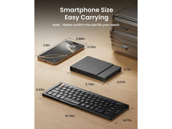 Foldable Compact Bluetooth Keyboard — Bluetooth Keyboard, ProtoArc