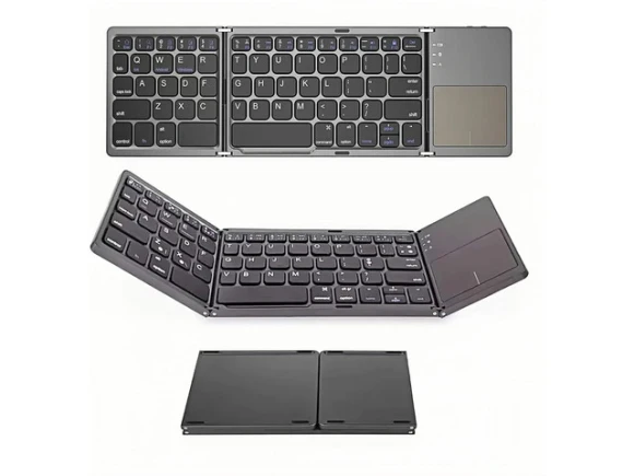 Grey Foldable Bluetooth Keyboard — Bluetooth Keyboard, Guiheng