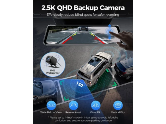 Mirror Dash Cam — Dash Cam, AZDOME