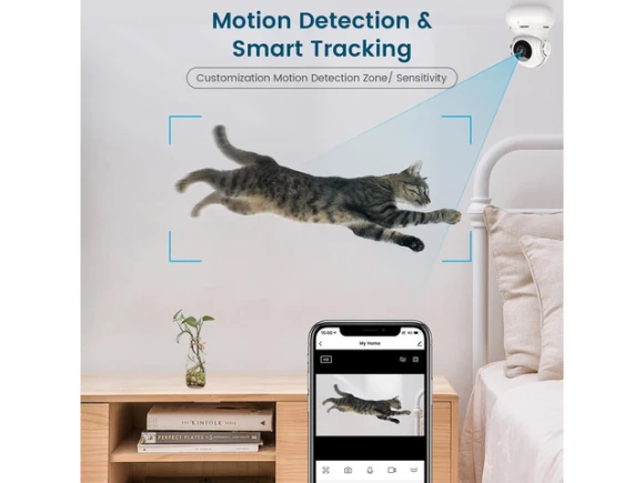 2K Indoor Security Camera, 2 Pack — Security Camera, litokam