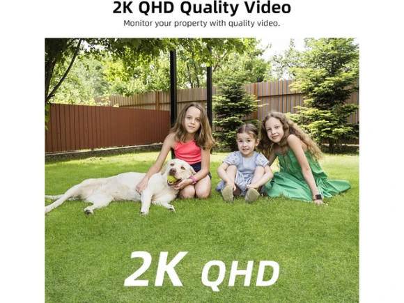 2K Wireless Outdoor Security Camera — Security Camera, AOSU