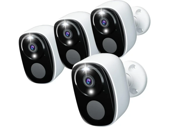2K Wireless Security Camera Set, 4-Pack — Security Camera, SUNIVISION