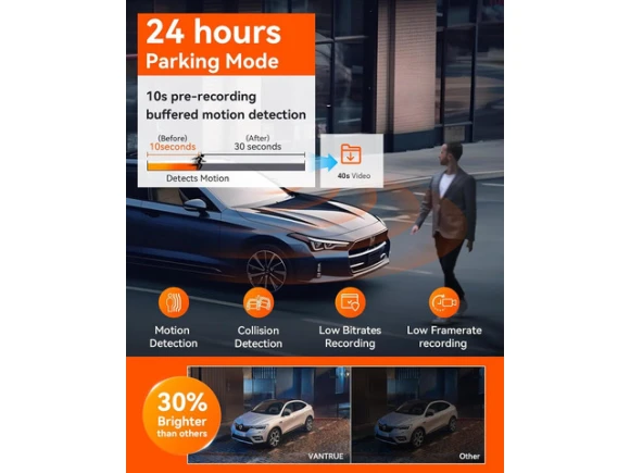 4-Channel Dash Camera with WiFi — Dash Cam, VANTRUE