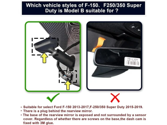Dash Camera with 128GB Card for Ford F-150 and Super Duty — Dash Cam, SUNIVISION