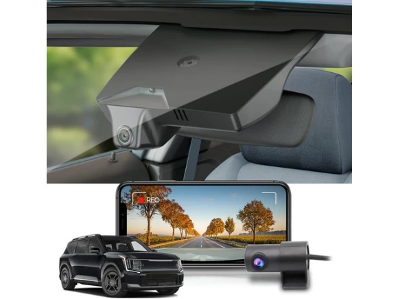 Dual Dash Cam for Kia EV9 2023–2026 Wind, Land, and GT-Line — Dash Cam, Fitcamx