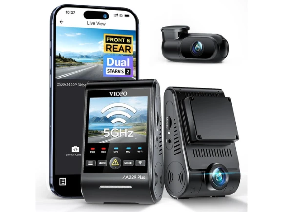 Front and Rear 2-Channel Dash Camera — Dash Cam, VIOFO