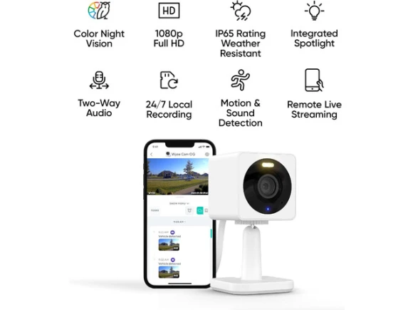 Indoor/Outdoor Security Camera — Security Camera, Wyze