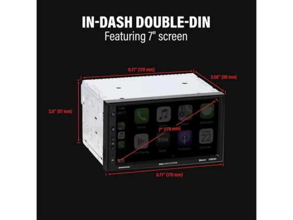 7-Inch Double DIN Car Stereo System with Touchscreen — Car Infotainment System, BOSS AUDIO SYSTEMS