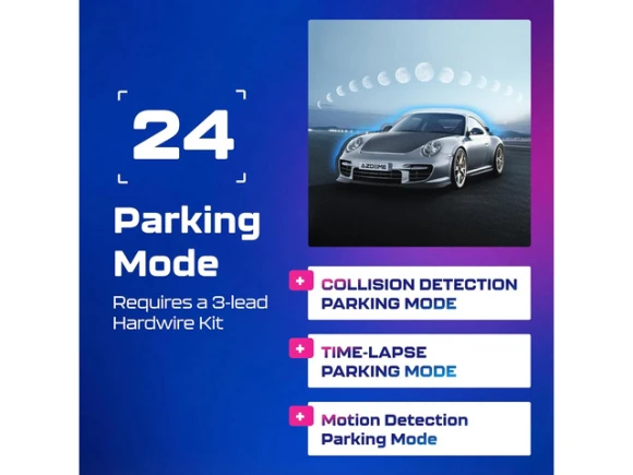 Dual-channel dash camera with 4K resolution — Dash Cam, AZDOME