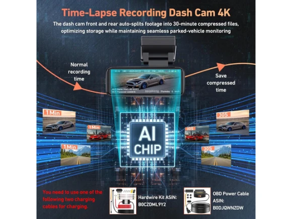 Front and Rear Dash Camera — Dash Cam, SUNIVISION