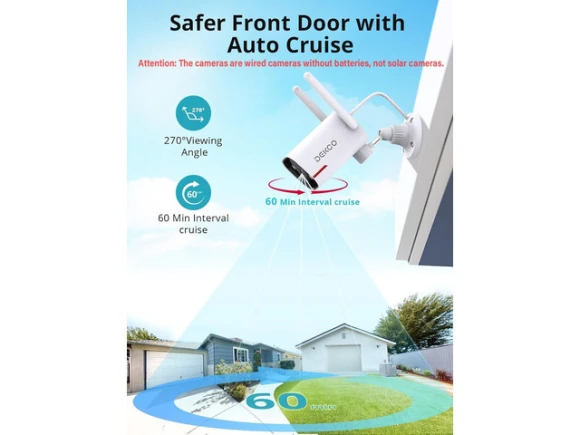 Outdoor Security Camera, 2-Pack — Security Camera, DEKCO