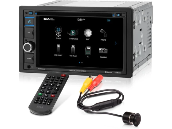 6.2-Inch Touchscreen Car Stereo with CD/DVD, Bluetooth, AM/FM, USB, SD and Wireless Remote — Car Infotainment System, BOSS AUDIO SYSTEMS