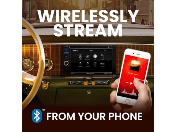6.2-Inch Touchscreen Car Stereo with CD/DVD, Bluetooth, AM/FM, USB, SD and Wireless Remote — Car Infotainment System, BOSS AUDIO SYSTEMS