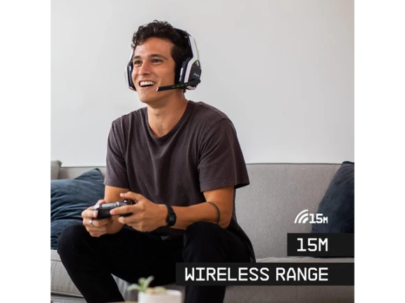 White/Green Gen 2 Wireless Gaming Headset — Wireless Earbuds, Astro Gaming