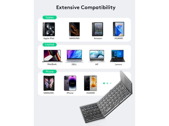 Foldable Bluetooth Keyboard — Bluetooth Keyboard, Samsers