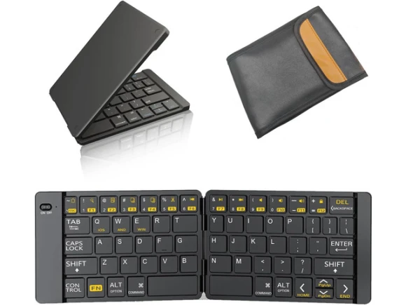 Foldable Wireless Keyboard — Bluetooth Keyboard, SUNIVISION