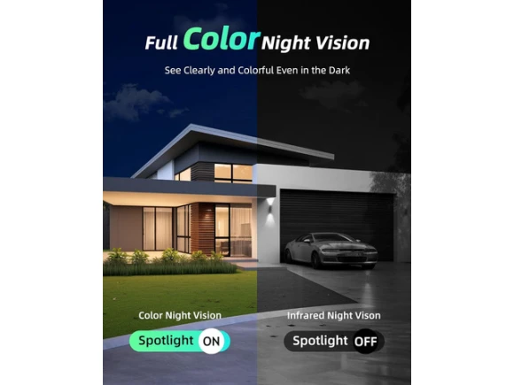 Solar Outdoor Wireless Security Camera, 2-Pack — Security Camera, SUNIVISION