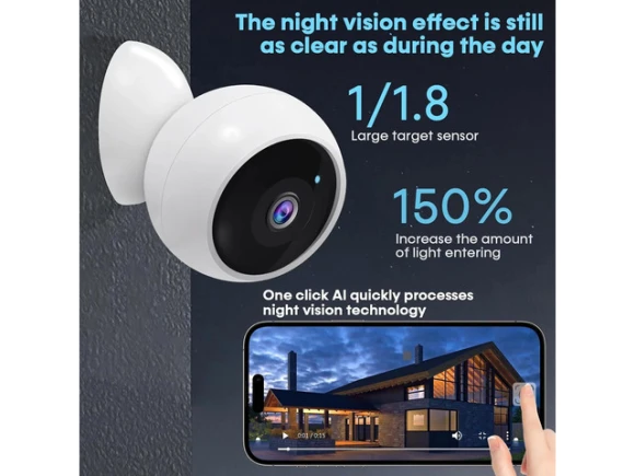 Wireless Magnetic Security Camera — Security Camera, AMTIFO