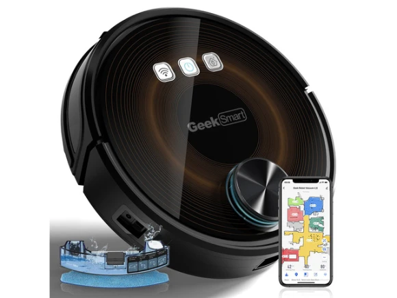 Robot Vacuum Cleaner and Mop — Robot Vacuum, Geek Smart
