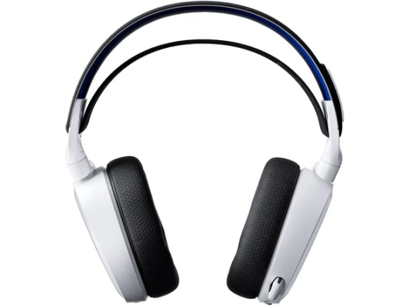 White Wireless Gaming Headset for PlayStation 5 and PlayStation 4 — Wireless Earbuds, SteelSeries