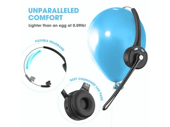 Bluetooth Wireless Headset with Charging Base — Wireless Earbuds, KEHIPI