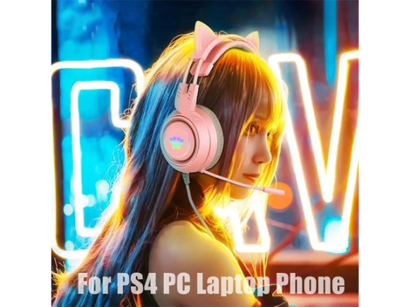 Cat-Ear Headphones — Wireless Earbuds, Gemdeck