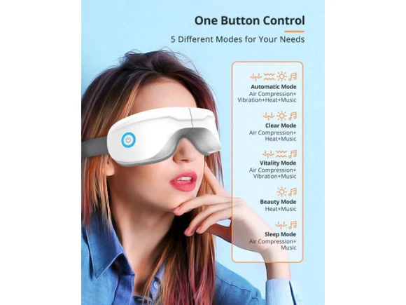 Eye Massager with Heat and Bluetooth Music — Eye Massager, KEHIPI