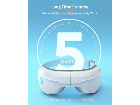 Eye Massager with Heat and Bluetooth Music — Eye Massager, KEHIPI