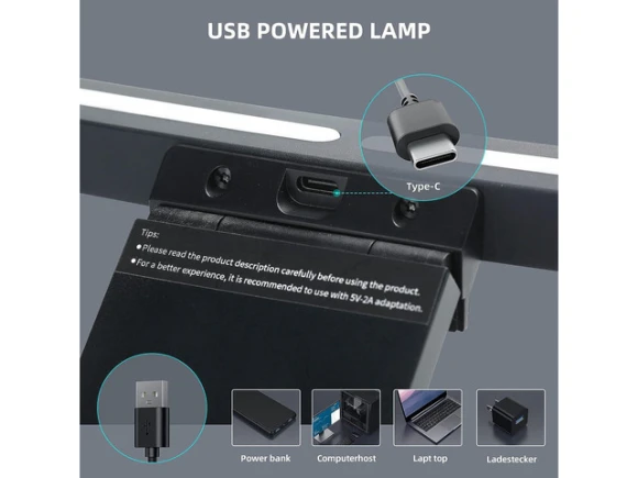 Monitor Light Bar for Curved Monitors — Smart Lamps, KEHIPI