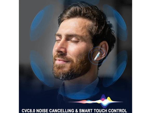 White Wireless Earbuds — Wireless Earbuds, KEHIPI