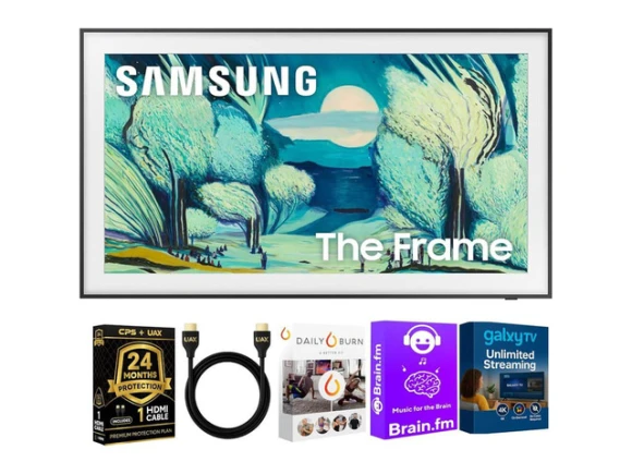 50-inch Smart TV with QLED and Art Mode — Smart TV, Samsung