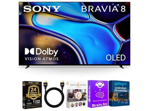 77-inch OLED 4K Television — Smart TV, Sony