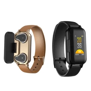 TWS Earphones and Heart-Rate Smart Wristband Bundle — Wireless Earbuds, Creatway