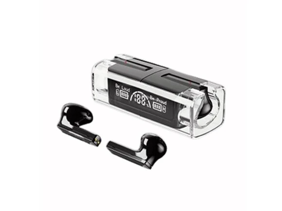 Black Wireless Earbuds — Wireless Earbuds, Gemdeck