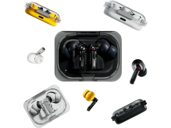 Black Wireless Earbuds — Wireless Earbuds, Nothing