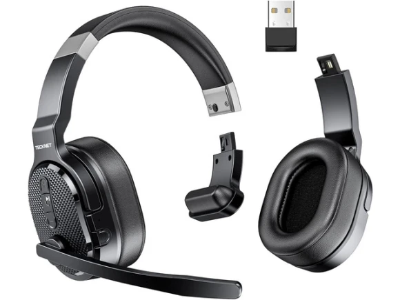 Bluetooth Headset — Wireless Earbuds, TECKNET