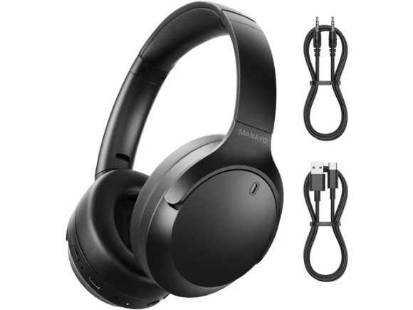 Foldable Over-Ear Headphones — Wireless Earbuds, TUKO