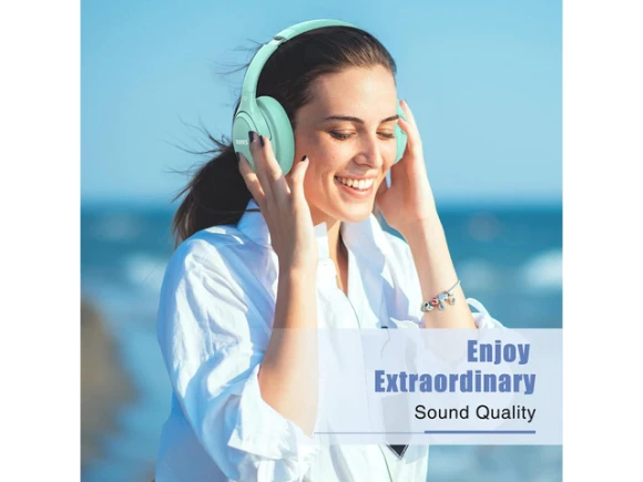Green Headphones — Wireless Earbuds, BERIBES