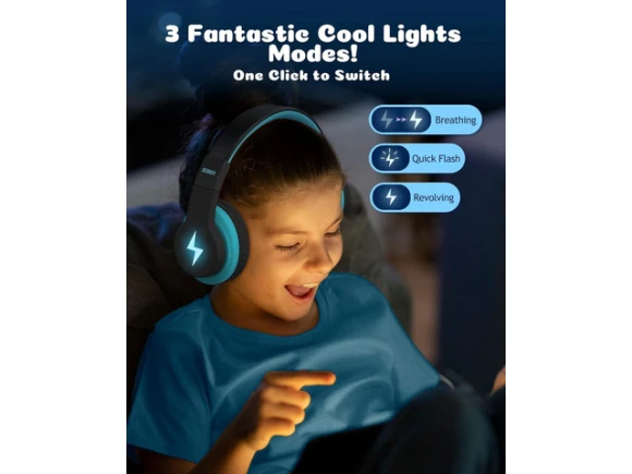 Kids Bluetooth Headphones — Wireless Earbuds, SeenDa