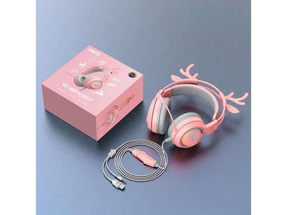 Pink Headphones — Wireless Earbuds, Gemdeck